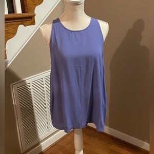 Ladies Sz PL Old Navy Swing Tank Blouse in Periwinkle Blue, NWT
